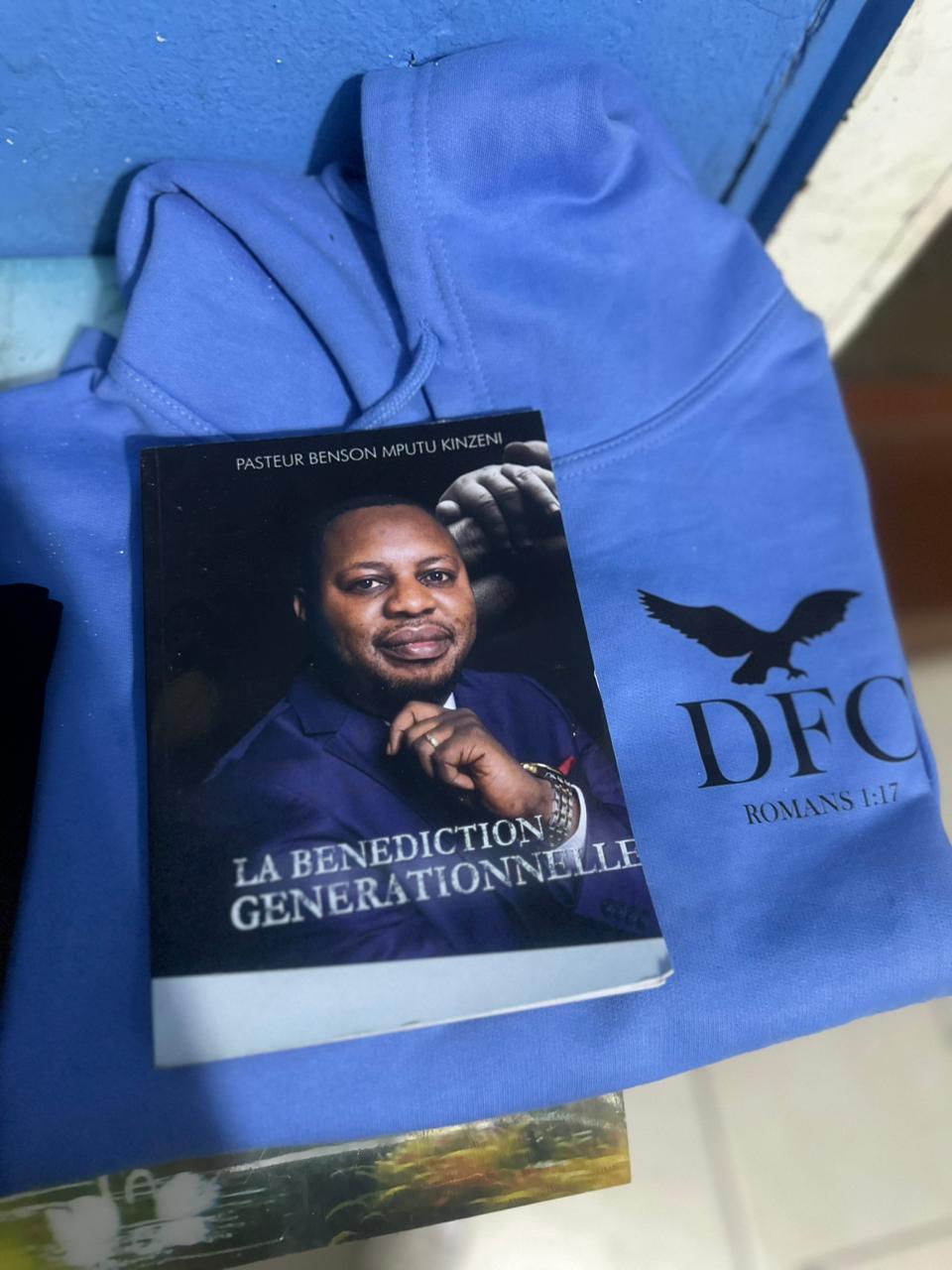 La Bénédiction Génénérationnelle Book & Blue DFC Hoodie